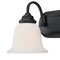 Westinghouse Fixture Wall 60W 4-Light Harwell, Matte Black White Opal Glass 6117100 - alternate 7